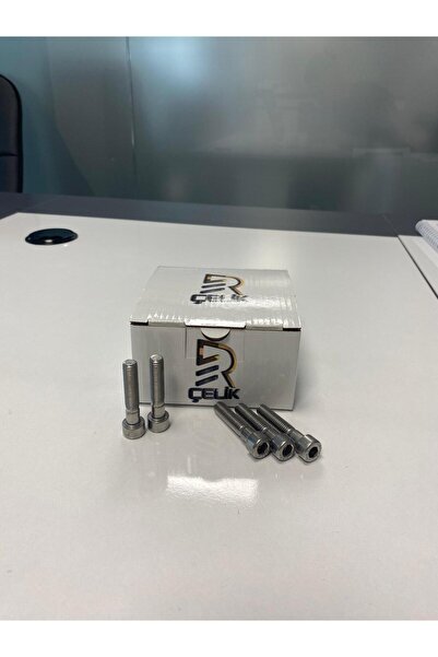 erçelik 10 adet m8x45 paslanmaz imbus başlı cıvata