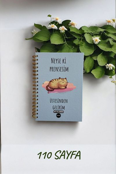 Mielibon Планер „За щастие, моят принцесен планер“ | Спирален планер със 110 страници 17x24 см