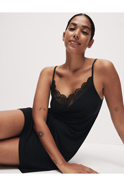 Marks & Spencer Dantel Detaylı Gecelik