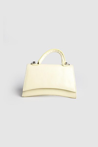 La La'Graccio Paris Lagraccio Paris Women's Bawy Design Hand and Crossbody Bag Yellow