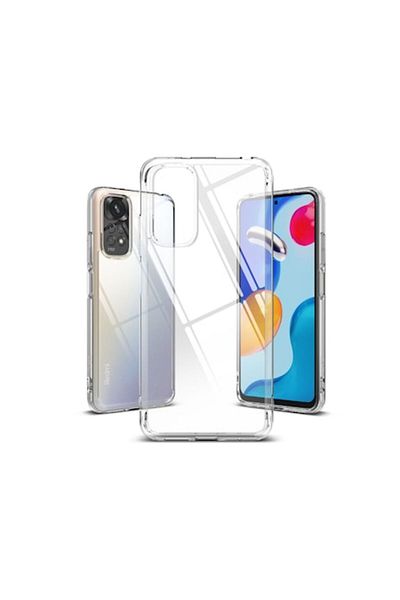 Xiaomi Carcasă de protecție compatibilă cu Redmi Note 11, cu kit cheie cartelă SIM, transparentă