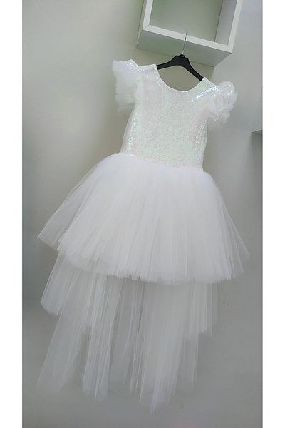 babysmile White Tailed Girl's Dress