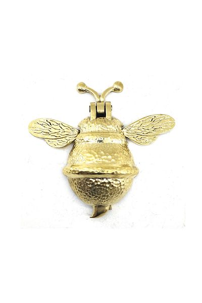 MBB ETİCARET Antique Style Decorative Brass Bee Door Knob, Taktak - Large, 163x150mm, Yellow