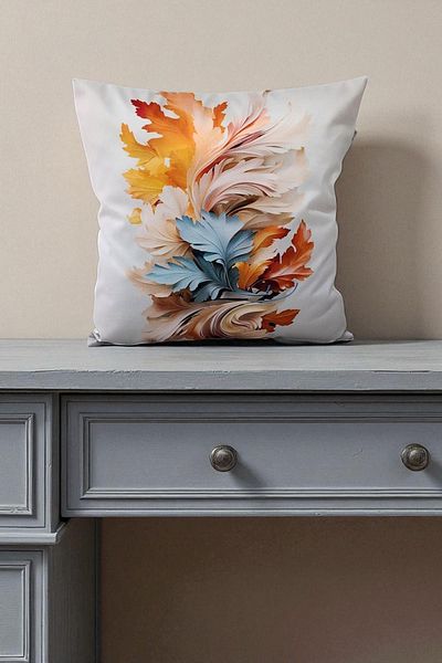 lissehome Autumn Breeze Digital Printed Throw Pillow Case - 40X40 cm