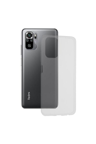 Dali Protective Case for Xiaomi Redmi Note 10 4G/Note 10S/Poco M5s, Clear Silicone, Transparent