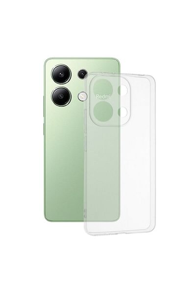 Dali Protective Case Compatible with Xiaomi Redmi Note 13 4G, Clear Silicone, Transparent