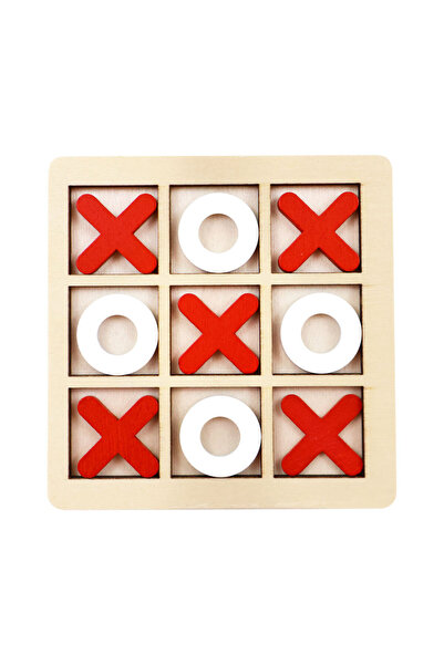 rexa ألعاب تعليمية خشبية للأطفال لتعلم لعبة "تيك تاك تو"