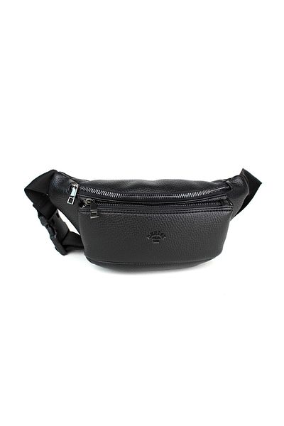 deri,se club Men's Black Multi-Pocket Shoulder and Waist Bag