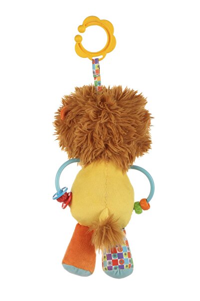 BUDİZZZ Boncuklu Aslan Aktivite Oyuncak | Bebekler İçin Çıngıraklı Oyuncak