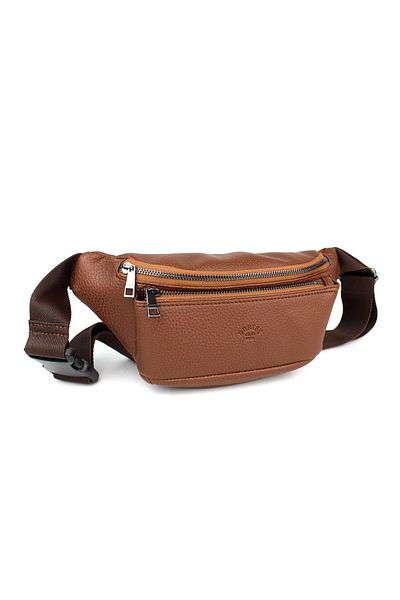 deri,se club Men's Tan Color Multi-Pocket Shoulder and Waist Bag
