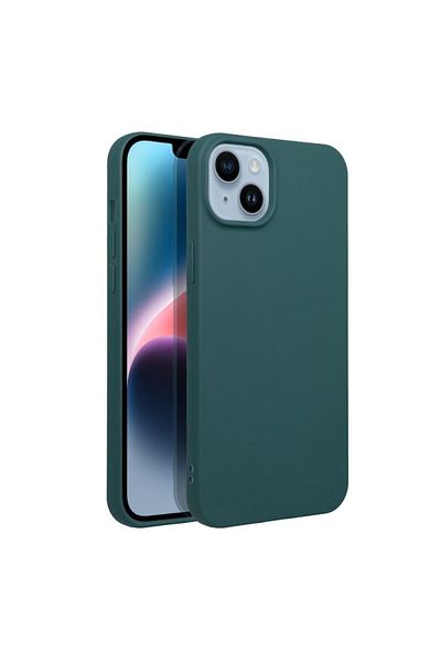 Dali Protective Case for Samsung Galaxy A55 5G, Matt Case, Silicone, Dark Green