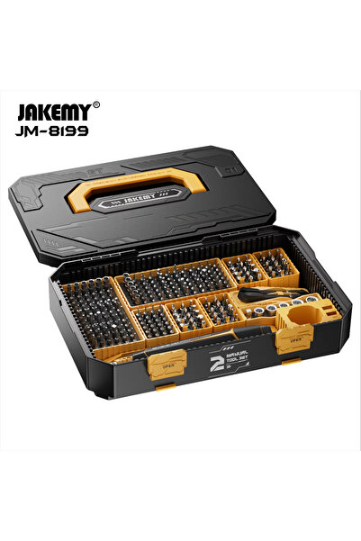 Jakemy JM-8199: 257'si 1 Arada Modüler Hassas Tamir Alet Seti, Yüksek Kalite ...