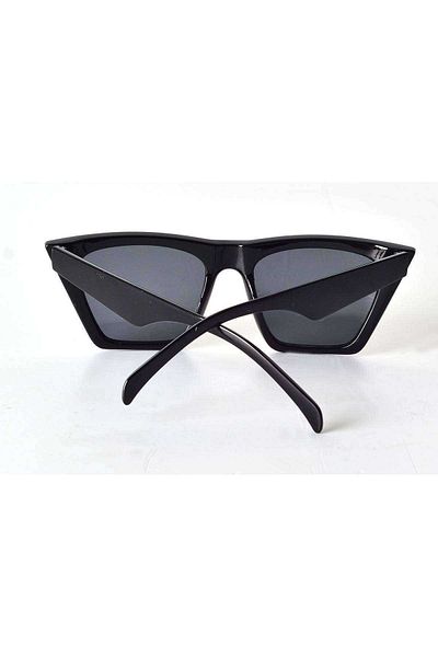 MBB ETİCARET Matte black frame unisex sunglasses - fashion eyewear