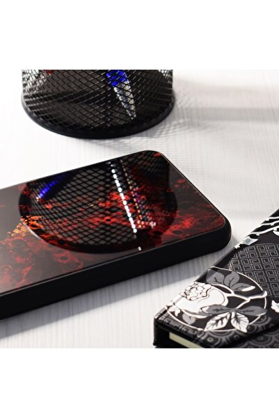Juls Case for Motorola Edge 50 Ultra, Glaze Series, H49, Polycarbonate, Red Nebula