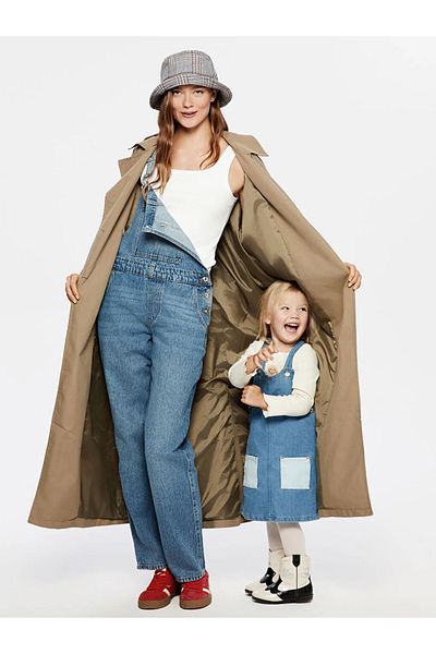 LC Waikiki Lcw Kids Indigo Girl's Jean Dress with Pockets