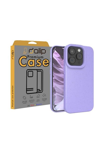 dalip iPhone 13 Case, Silicon BIO Compost, Purple