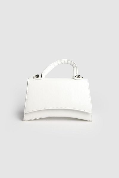 La La'Graccio Paris Lagraccio Paris Women's Bawy Design Hand and Crossbody Bag White