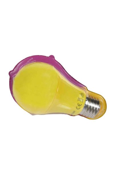 Dali LED Bulb with E27 Socket, Anti-Insect Light, A60, 7W, 220-240V, Yellow