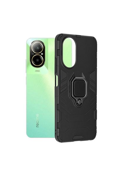 Dali Protective Case Compatible with Realme C67 4G, Silicone Shield, Magnetic Ring, Reinforced Edges, TPU