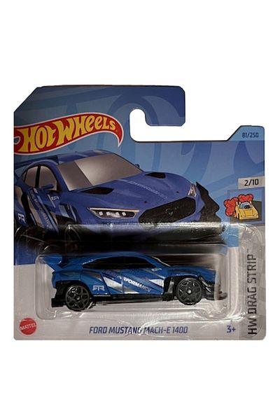 HOT WHEELS Masinuta metalica Hot Wheels, Ford Mustang Mach-E 1400, 1:64, Albastru