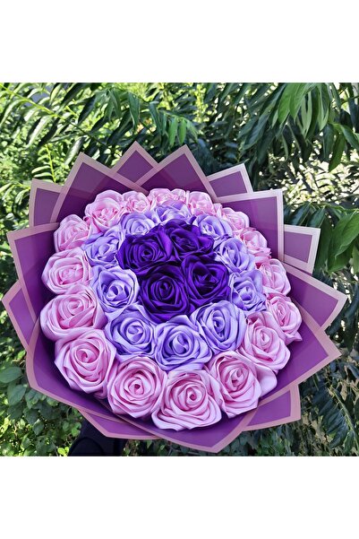 BUKET DÜNYASI 30 Lu Led Işıklı Solmayan Gül Buketi İSTEĞE GÖRE TASARIM