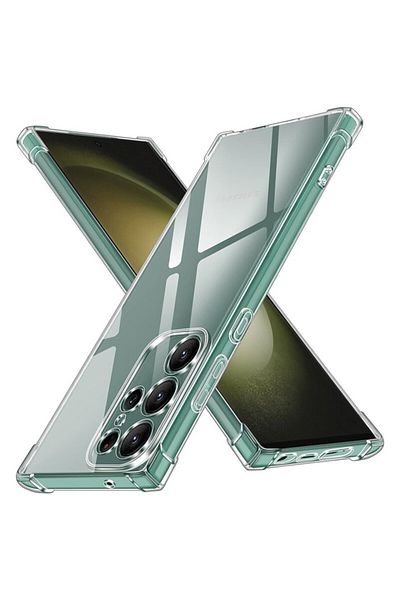 Dali Protective Case Compatible with Samsung Galaxy S23 Ultra, ShockProof, Clear Silicone, Reinforced Edg