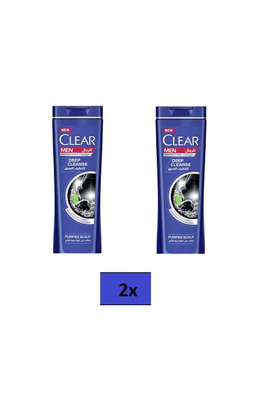 Clear شامبو ضد القشرة للتنظيف العميق للشعر للرجال من كلير - 180 مل عدد 2 حبة