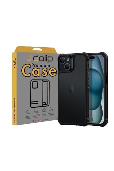 dalip Case for Apple iPhone 15 Plus, Ultra Bullet Proof, Silicone, Black