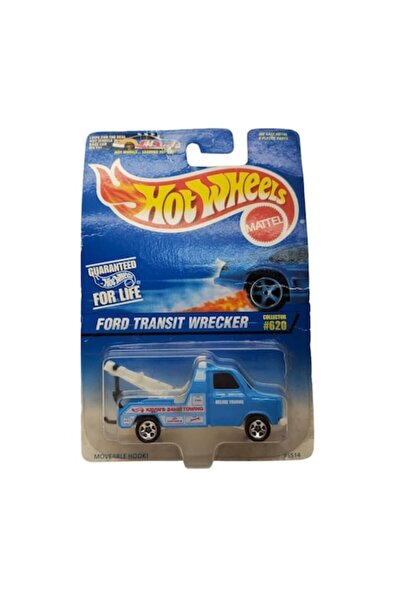 HOT WHEELS Masinuta Metalica Hot Wheels, Ford Transit Wrecker, Editia 1996, Albastru, 1:64