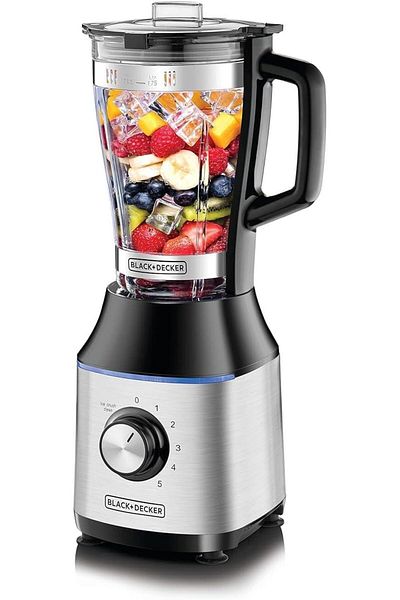 Black&Decker Black and Decker 700 W High Speed Glass Blender 1.75L Black