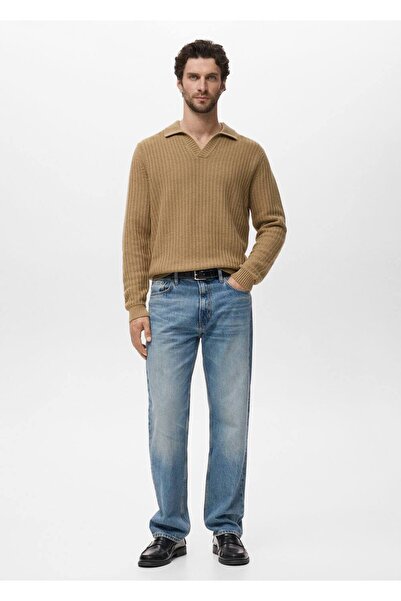 MANGO Man %100 pamuk polo tarz kazak