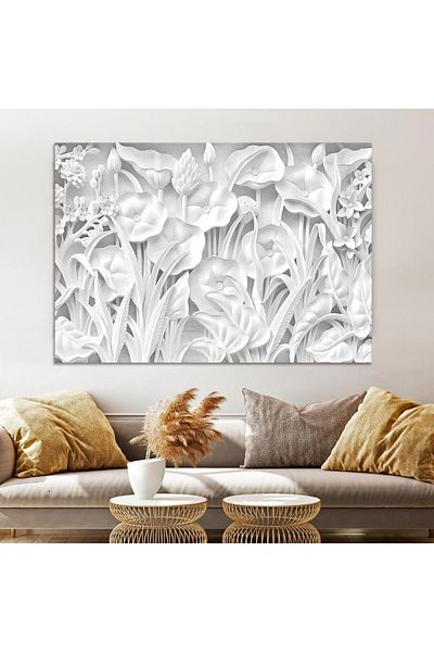 SND Printed gypsum canvas with a fine art design Black Frame, 60×90 cm
