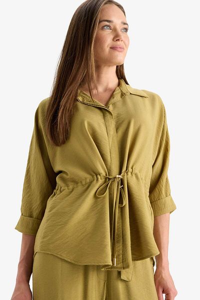 DeFacto Elastic Waist Long Sleeve Shirt F4972Ax25Au