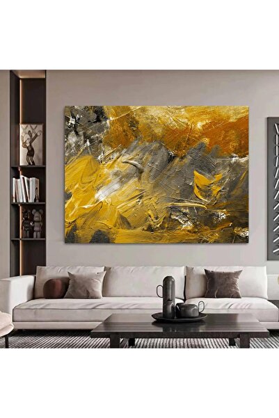 SND لوحة جدارية قماشية كانفس بوهيمية ، إطار بني، 120×80 سم