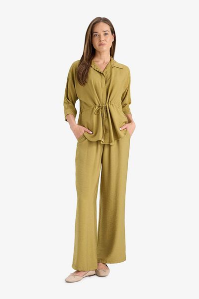DeFacto Elastic Waist Long Sleeve Shirt F4972Ax25Au