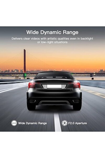 Generic كاميرا AGC الأمامية والخلفية بدقة FHD 1080P مع بطاقة SD، مسجل فيديو رقمي للوحة القيادة بكاميرا مزدوجة، وعدسة بزاوية واسعة 170 درجة