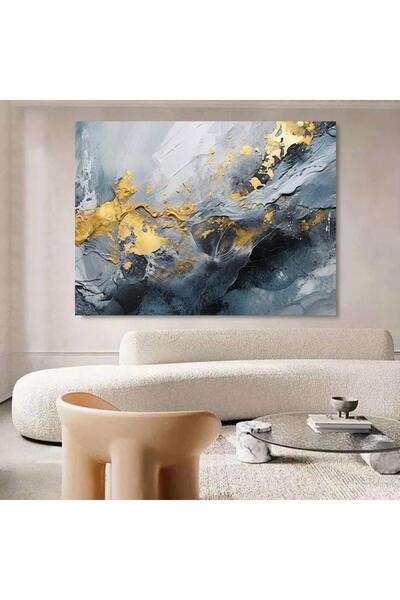 SND لوحة جدارية قماشية كانفس بوهيمية بإطار خشبي مخفي، 120×80 سم