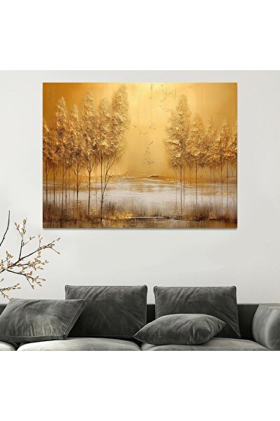 SND لوحة جدارية قماشية كانفس بتصميم عصري بإطار خشبي مخفي، ٦٠×٩٠ سم