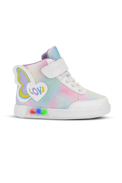ROCKY SPORT Love Patterned Orthopedic Comfortable Non-Slip Sole Style Girl's Lighted Sneaker