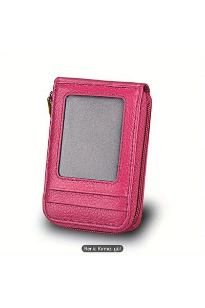 ORGANICYOU Yiwu Credit Card Wallet for Women, Multi Card Holder Wallet with Id Window Rfid Protected