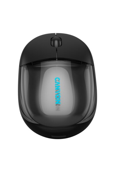 CANYON Mouse OnClick 24, Bluetooth, Wireless Transparent/Black
