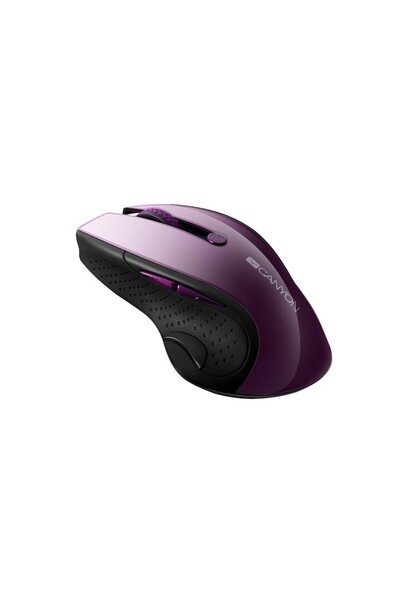 CANYON Mouse wireless CNS-CMSW01P, 2.4GHz, 6 butoane, 1600 DPI, violet perlat lucios