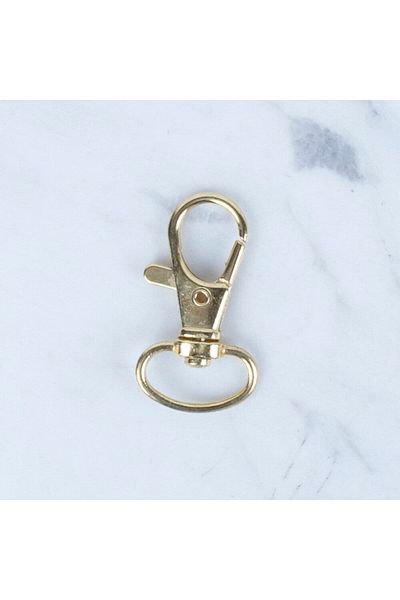 MBB ETİCARET Loren Parrot Clip Gold Keychain Pack of 5