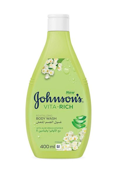 Johnson's Johnson's Vita-Rich Aloe Vera & Vitamin E Body Wash 400ml
