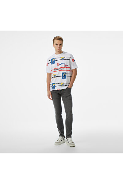 Nautica Erkek Gri Slim Fit Pantolon
