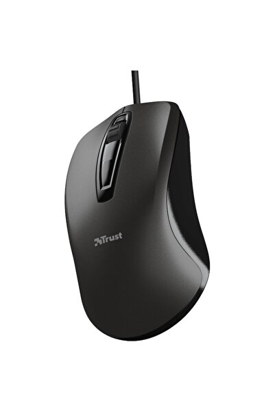 Trust Κάρφωμα ποντικιού, Αμφιδέξιο, USB, 1200 DPI, 3 κουμπιά, Μαύρο