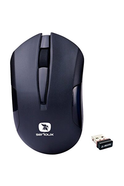 SERIOUX Mouse Wireless Drago 300, USB, Negru
