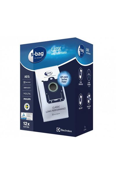 Electrolux Set 12 saci de aspirator E201SM, ELECTROLUX, CLASSIC LONG PERFORMANCE