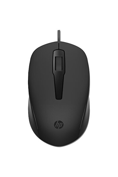 HP Mouse cu fir 150, USB, ambidextru, 1600 DPI, 3 butoane, negru