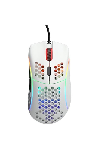 Glorious Mouse de gaming Model D, ultra-ușor 68 g, alb mat